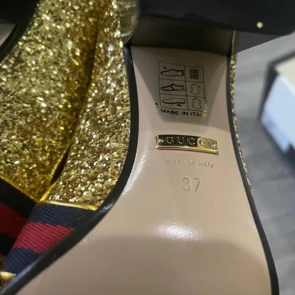 Gucci glitter peyton loafer pump - Picture 9 of 9